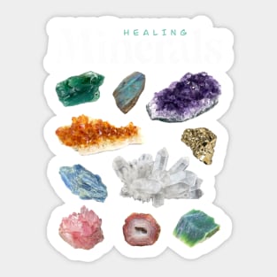 Healing Minerals Sticker